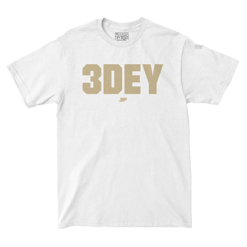 T-Shirt for Fundraisers-EXCLUSIVE RELEASE: Zach Edey - 3DEY White Tee