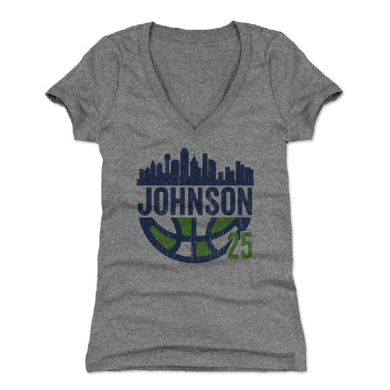 Slim Fit T-Shirt-Glory Johnson Skyline B