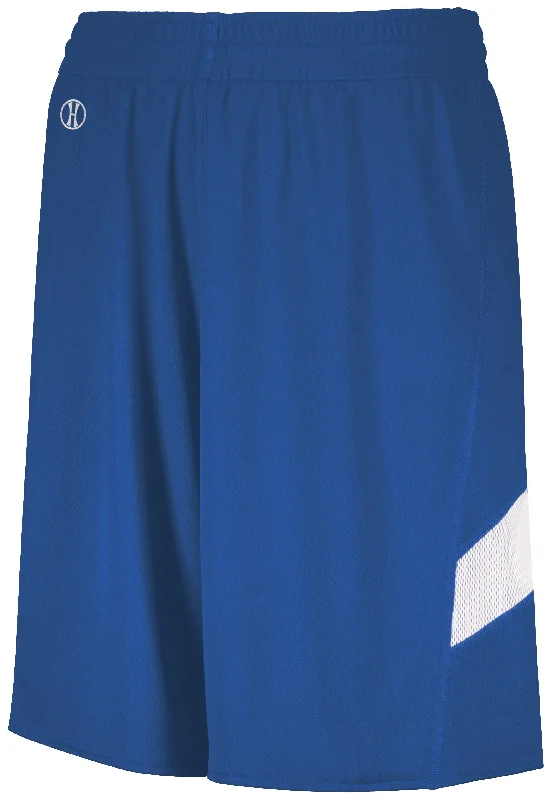 Custom Printed Cargo Shorts-Holloway Adult Dual-Side Single Ply Basketball Shorts