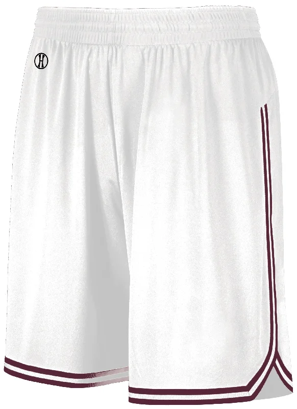 WHITE/MAROON