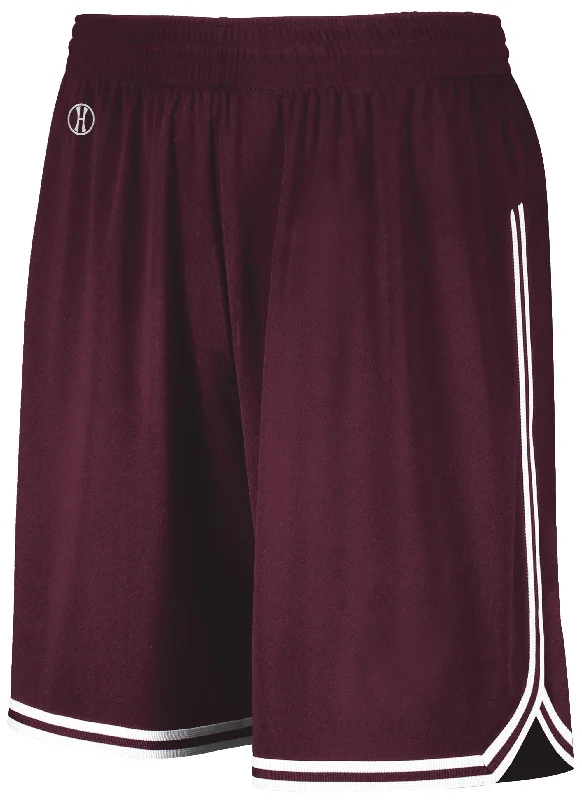 MAROON/WHITE