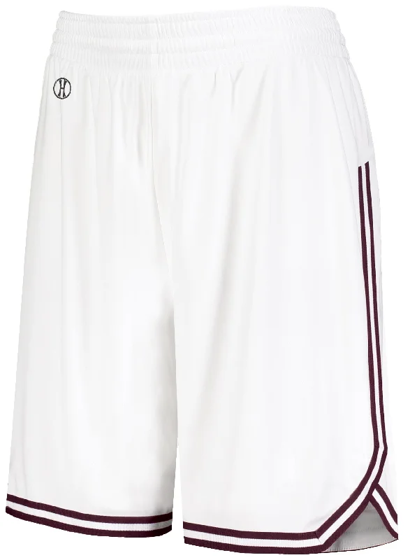 WHITE/MAROON