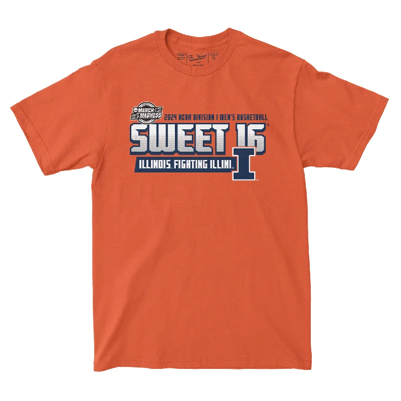 Sustainable T-Shirt-Illinois MBB 2024 Sweet Sixteen T-shirt by Retro Brand