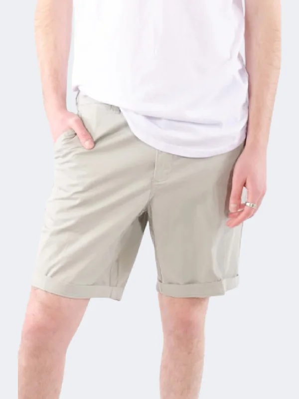 Adjustable Waistband Shorts-Islandhaze Salvador Men Lifestyle Short Light Grey