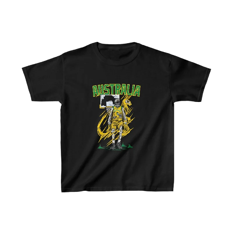 Artistic Graphic T-Shirt-Kids Aussie Scream Team Tee