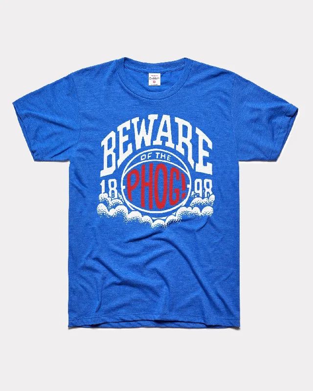 Casual T-Shirt-KU Beware of the Phog 1898 Royal T-Shirt