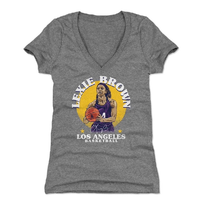 T-Shirt for Movie Buffs-Lexie Brown Los Angeles Arch WHT