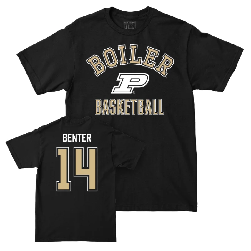 T-Shirt for Movie Buffs-Men's Basketball Black Classic Tee   - Jack Benter