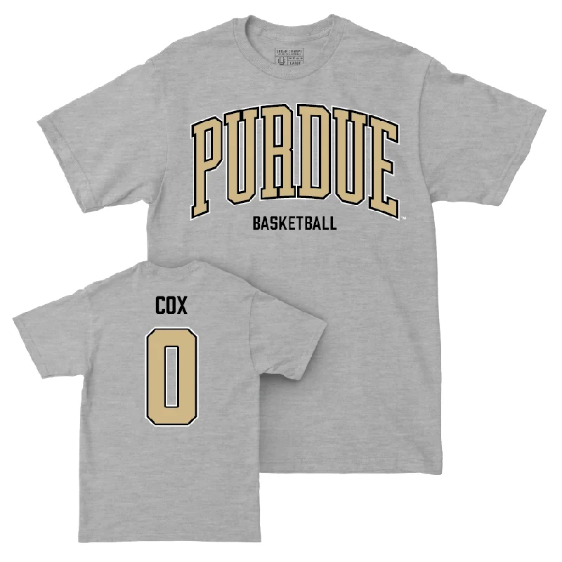 T-Shirt for Summer-Men's Basketball Sport Grey Arch Tee  - CJ Cox