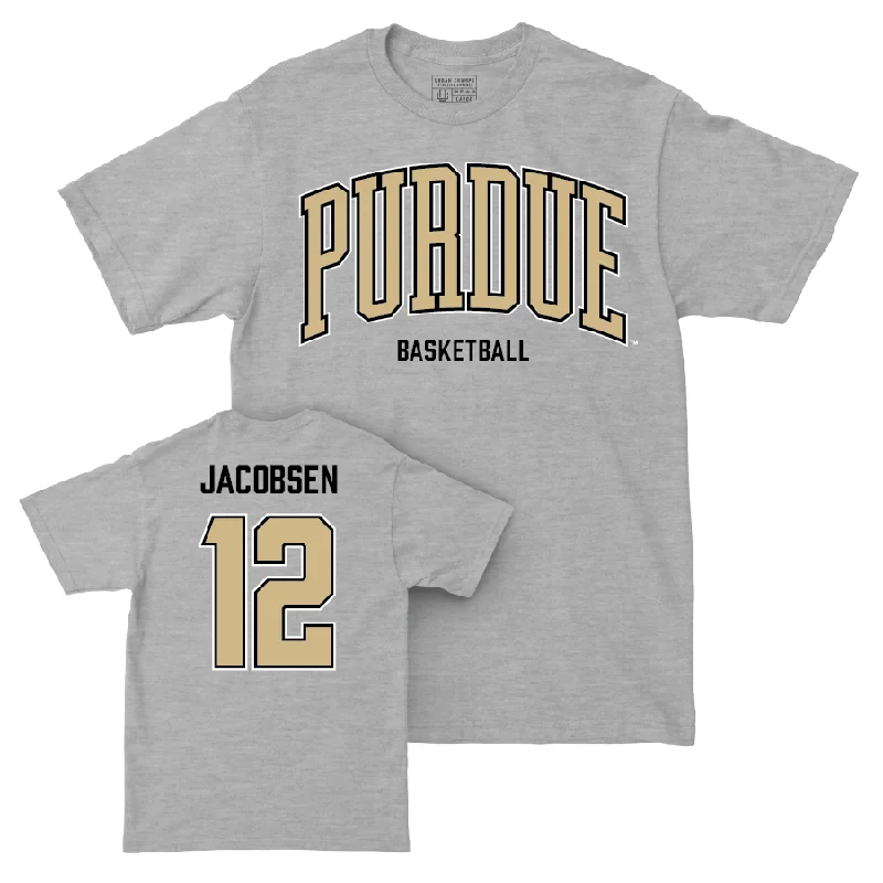 Custom T-Shirt for Teams-Men's Basketball Sport Grey Arch Tee  - Daniel Jacobsen