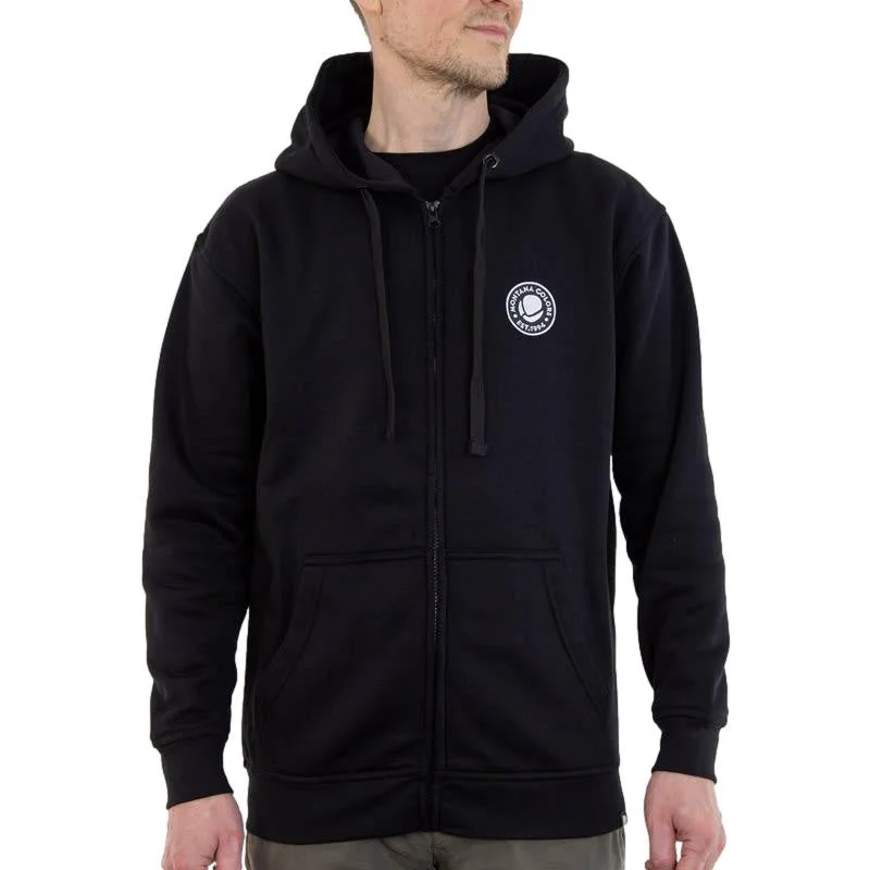 Hoodie for Snow Days-MTN Colors Zip Up Hoodie Black