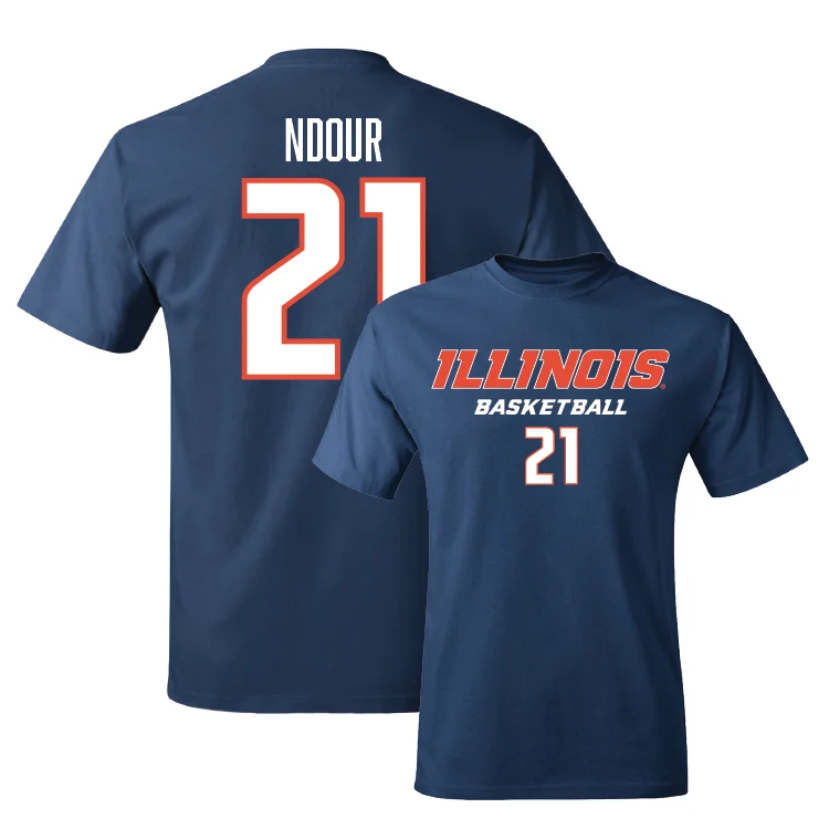 T-Shirt for Travel-Navy Illinois Classic Tee - Aicha Ndour #21