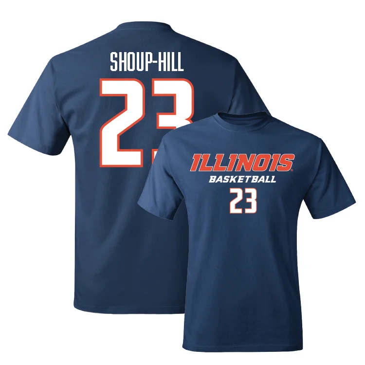 T-Shirt for Active Lifestyle-Navy Illinois Classic Tee - Brynn Shoup-Hill #23