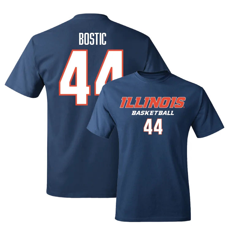 Customizable T-Shirt-Navy Illinois Classic Tee - Kendall Bostic #44