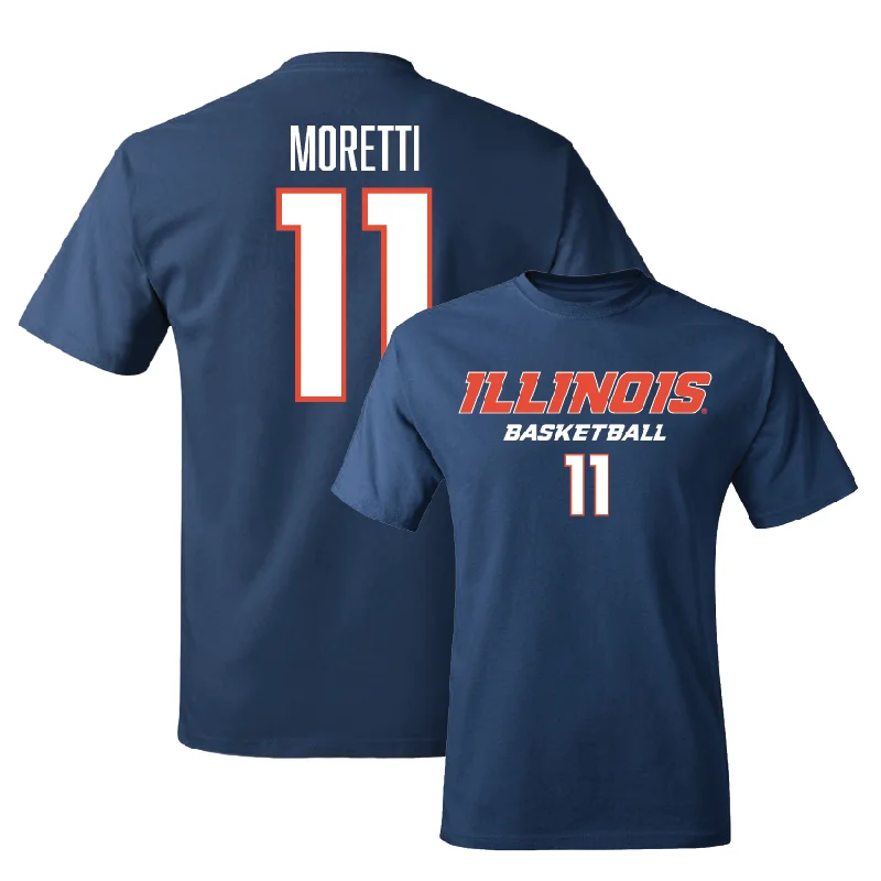 Team T-Shirt-Navy Illinois Classic Tee  - Niccolo Moretti