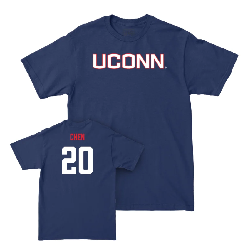 Couple T-Shirt-Navy Women's Basketball UConn Tee - Kaitlyn Chen