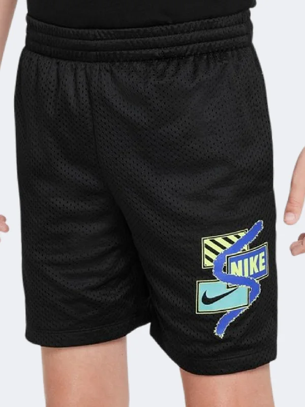 Sports Shorts with Reflective Details-Nike Df Multi Boys Lifestyle Short Black