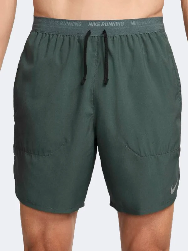 Summer Shorts-Nike Df Stride Men Running Short Green/Black