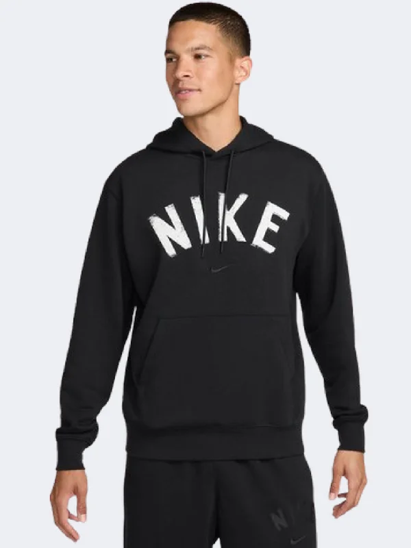 Sports Team Hoodie-Nike Df Swoosh Fleece Men Training Hoody Black/White