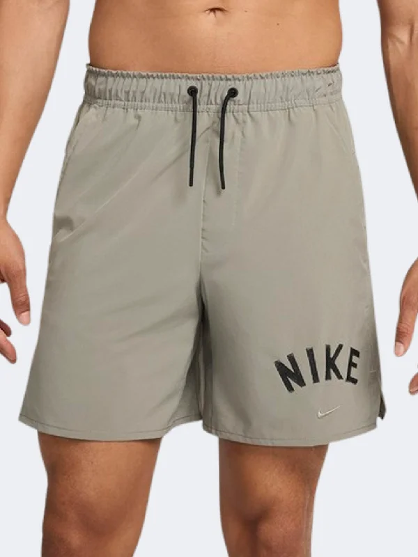 Short Shorts for Women-Nike Df Unlimited Swoosh Men Training Short Dark Stucco/Black