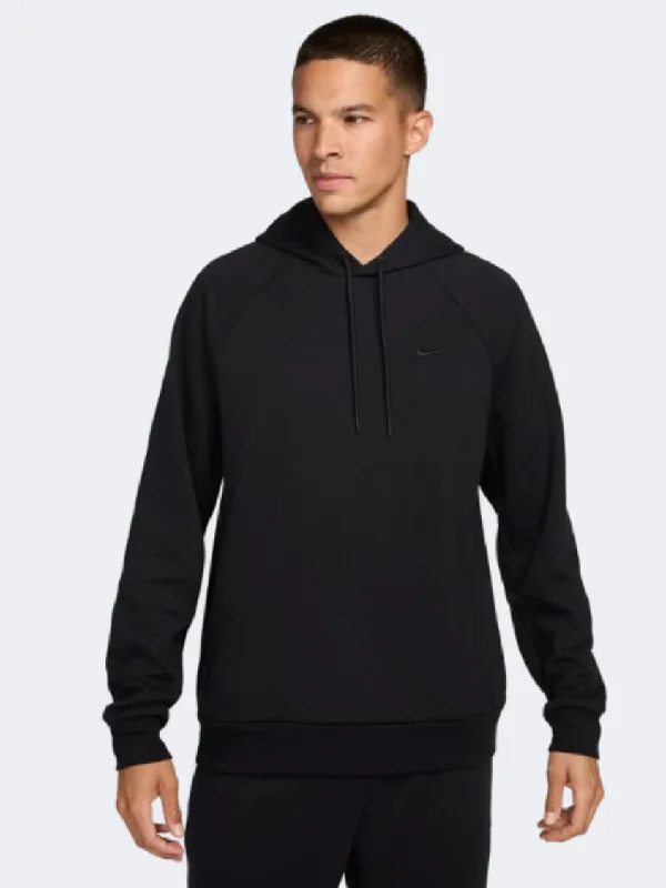 Hoodie with Quote for Motivation-Nike Df Uv Primary Men Training Hoody Black