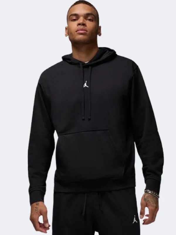 Hoodie for Basketball Fans-Nike Jordan Df Sport Crossover Fleece Men Lifestyle Hoody Black/White