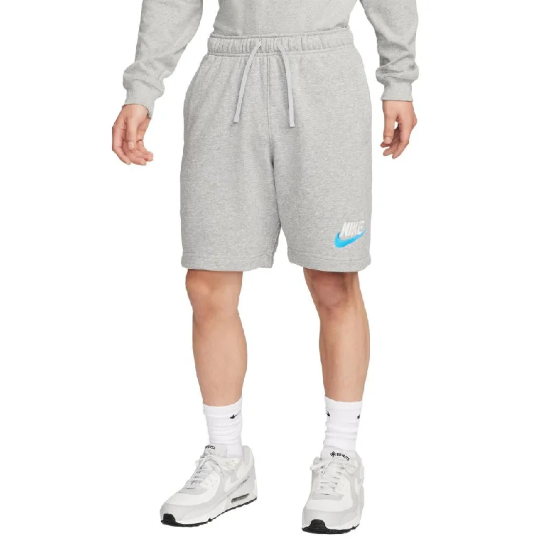 Funny Quote Shorts-Nike NK Club+ FT Shorts Grey