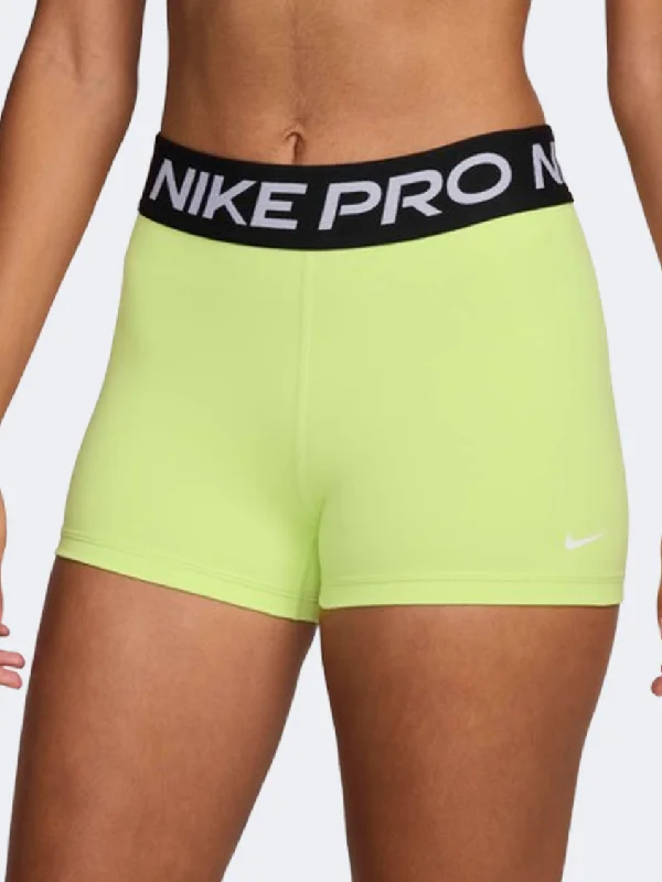 Mid-Length Shorts-Nike Pro 365 Women Training Short Light Lemon Twist