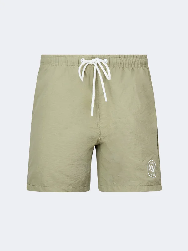 Boys’ Shorts-Oil And Gaz Quick Drying Men Swim Short Army