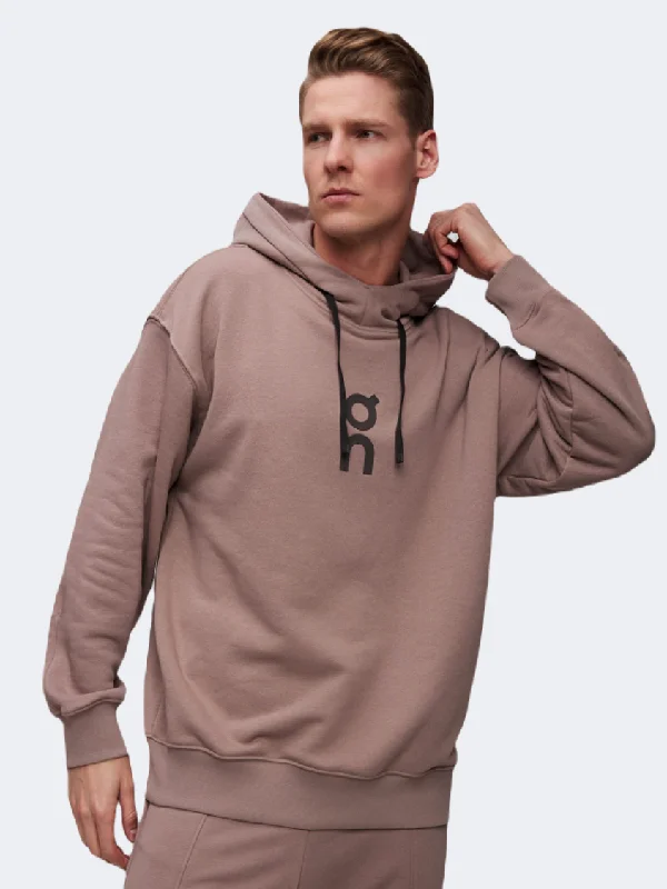 Long Sleeve Hoodie-On Club Men Lifestyle Hoody Cinder