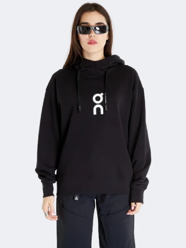 Hoodie for Road Trips-On Club Women Lifestyle Hoody Black