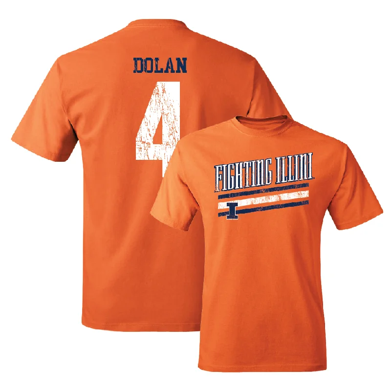 Cool T-Shirt-Orange Slant Tee  - Gretchen Dolan