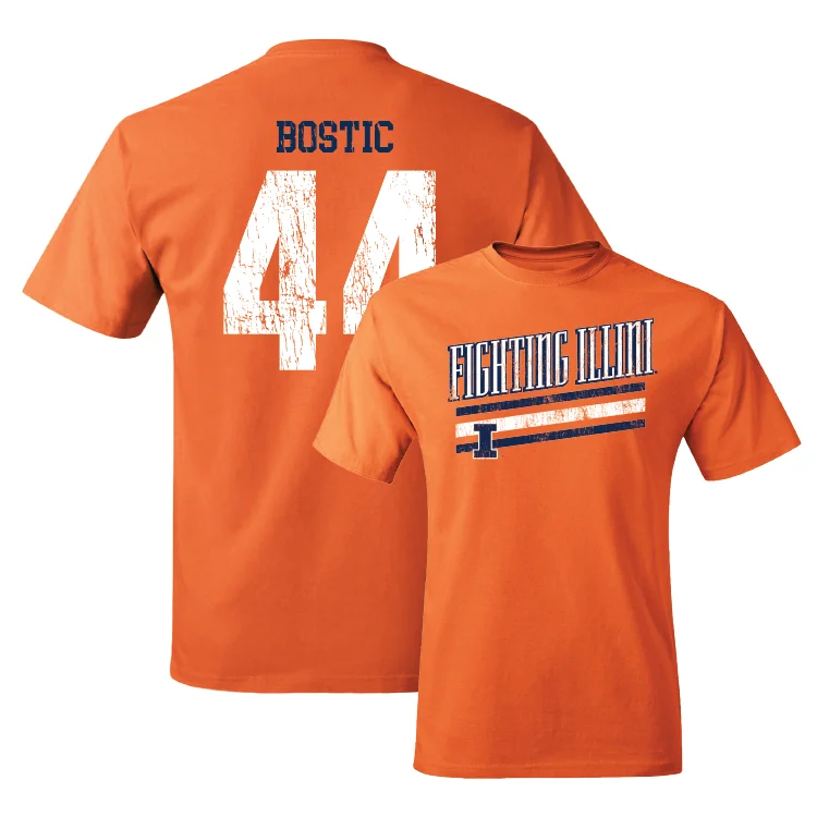 Best T-Shirt for Men-Orange Slant Tee - Kendall Bostic #44