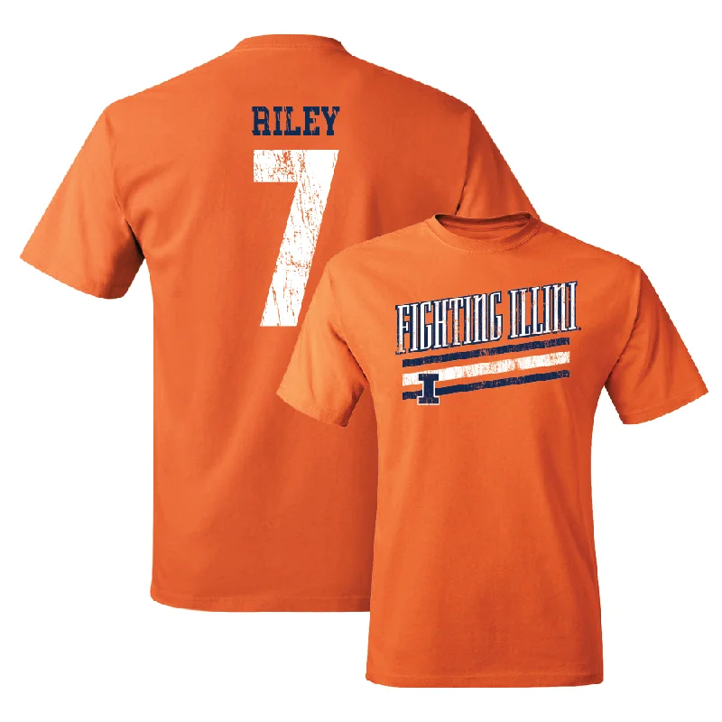 Customizable T-Shirt-Orange Slant Tee  - Will Riley