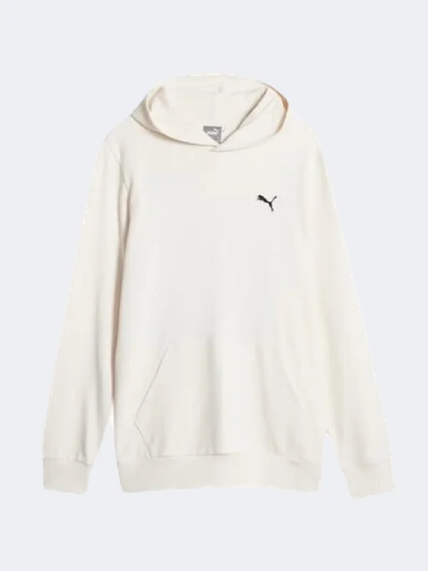 Long Sleeve Hoodie-Puma Better Essentials Men Lifestyle Hoody Off White