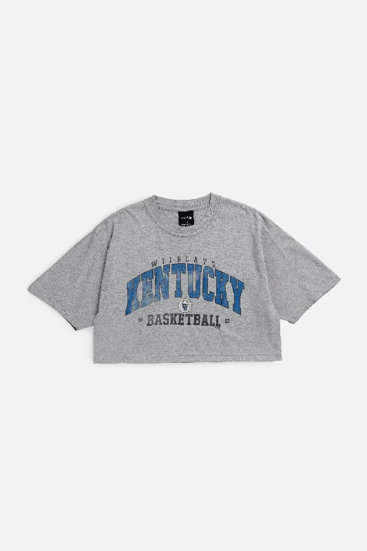 T-Shirt for Charities-Rework Kentucky Basketball NCAA Crop Tee - M