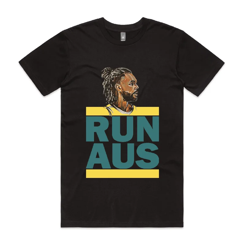 Custom Logo T-Shirt-RUN AUS Tee