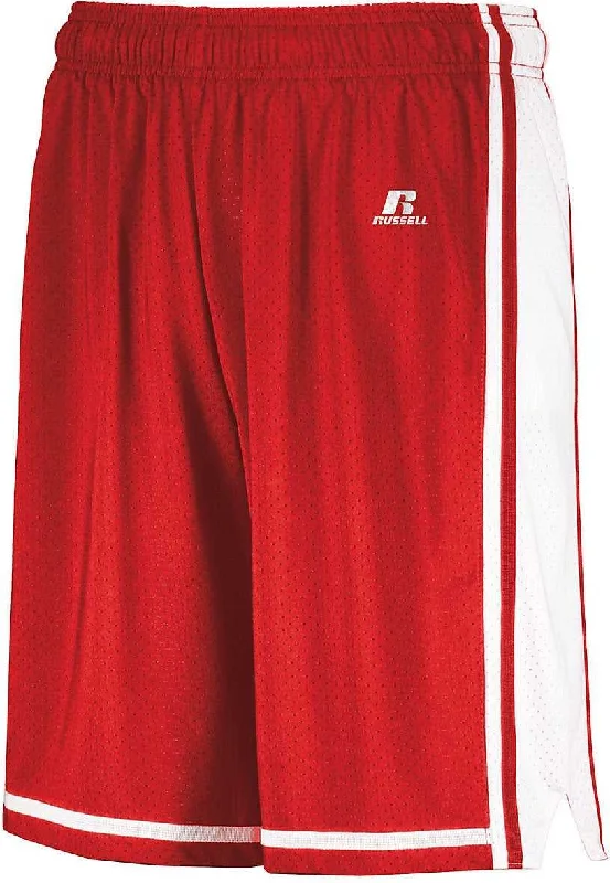 Best Men’s Shorts-Russell 4B2VTB Youth Legacy Basketball Shorts - True Red White