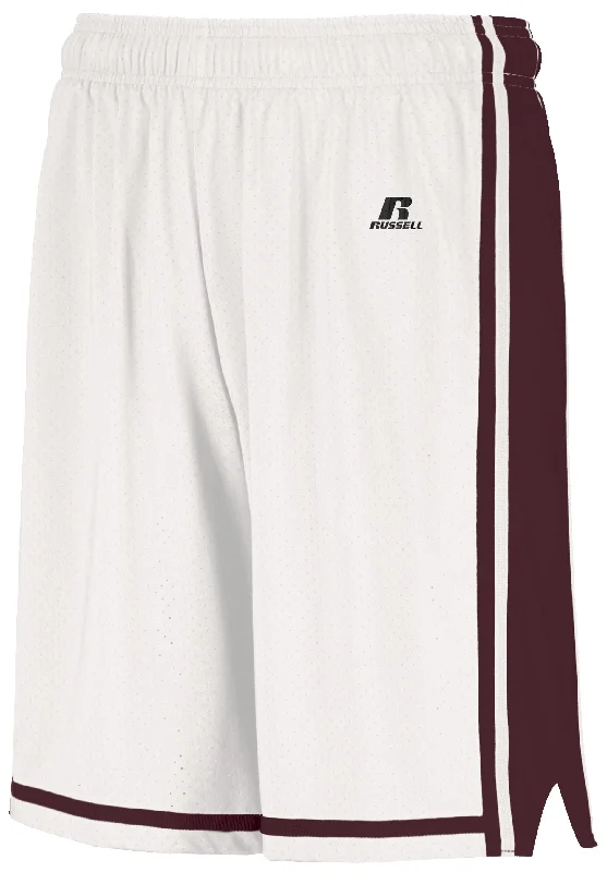 WHITE/MAROON