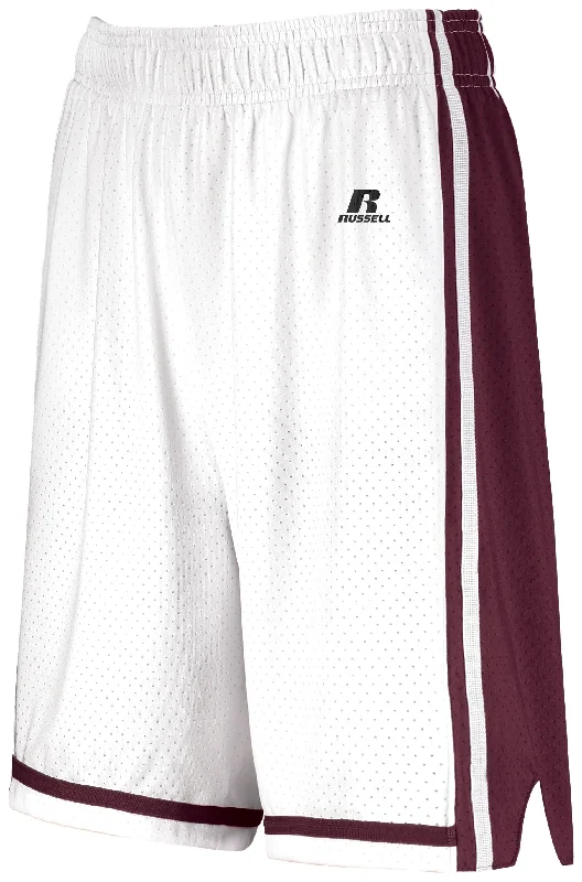 WHITE/MAROON