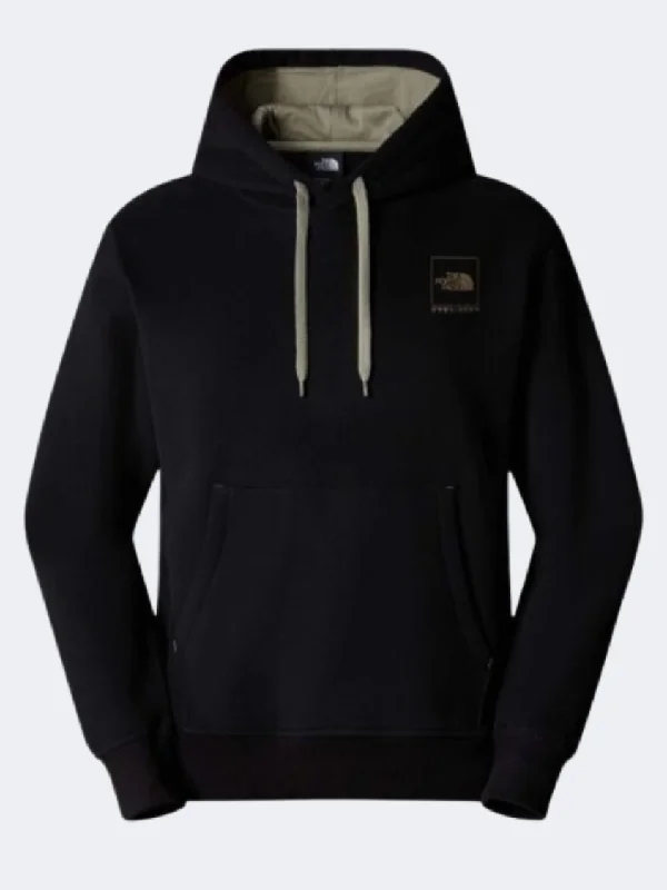 Hoodie with Sleeve Designs-The North Face Coordinates Men Lifestyle Hoody Black