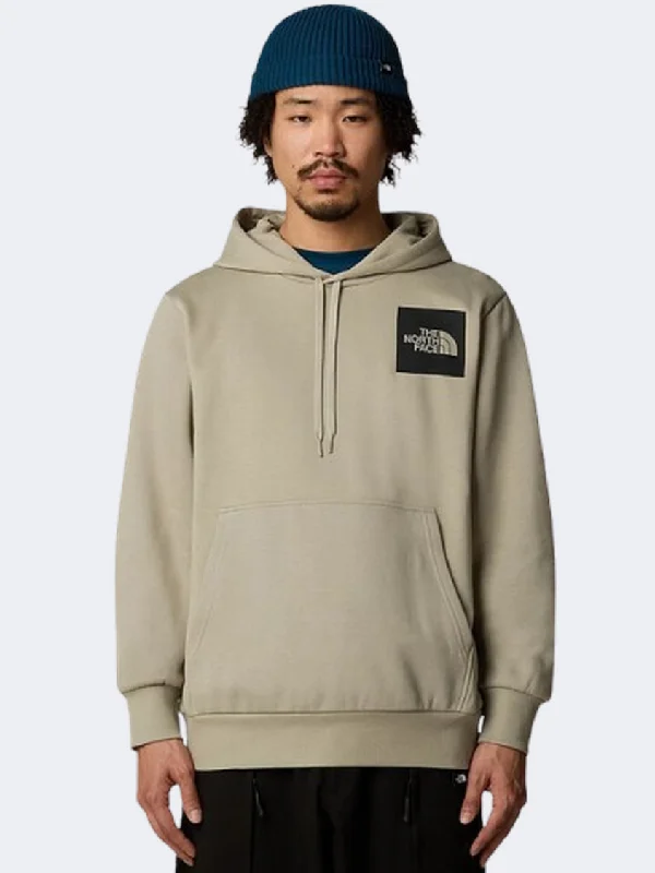 Hoodie with Bold Designs-The North Face Fine Men Lifestyle Hoody Clay Grey