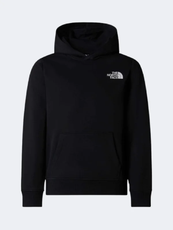 Hoodie with Inspirational Quote-The North Face Redbox Nse Kids Lifestyle Hoody Black/White