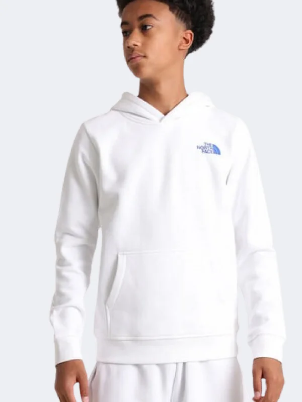 Graphic Hoodie for Teens-The North Face Redbox Nse Kids Lifestyle Hoody White/Blue