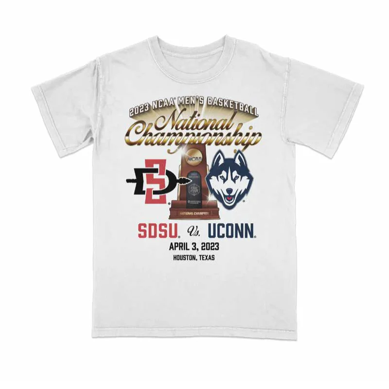 Festival T-Shirt-UConn Men’s Basketball National Championship Game Matchup Tee by Retro Brand