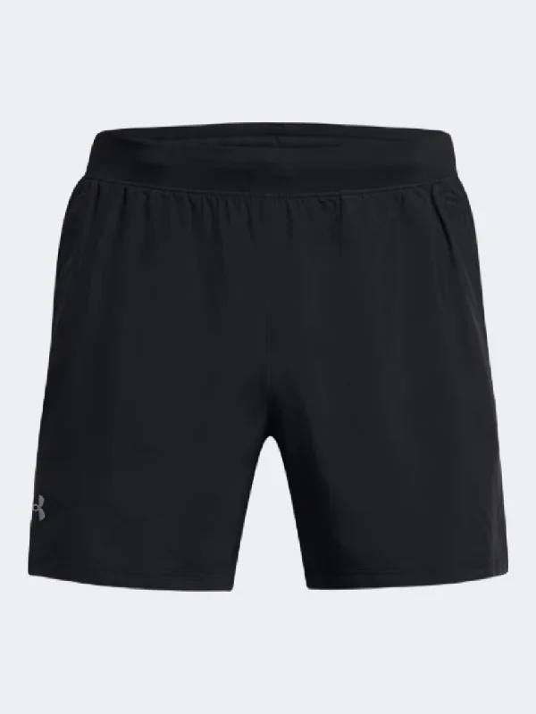 Personalized Shorts-Under Armour Launch Men Running Short Black/Reflective