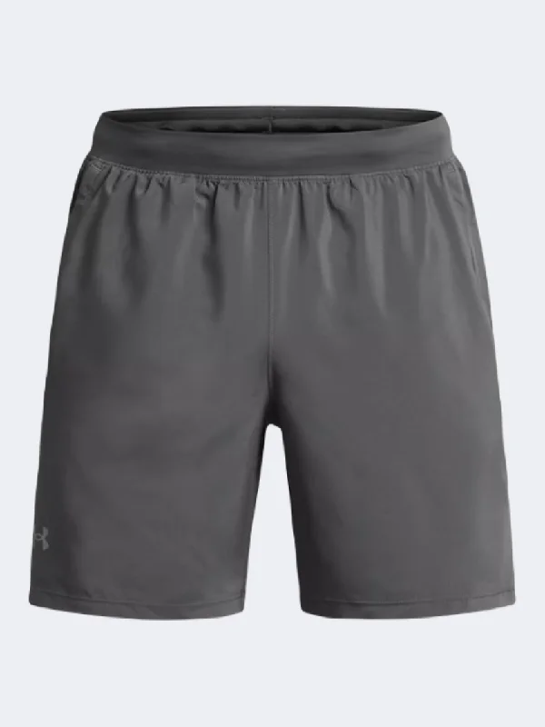 Women’s Shorts for Travel-Under Armour Launch Men Running Short Castlerock/White