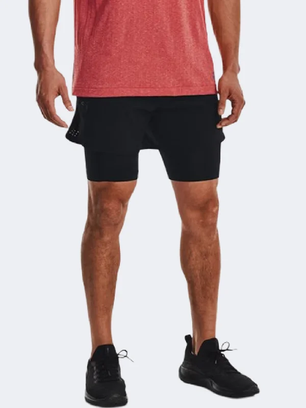 Reversible Shorts-Under Armour Peak Woven Men Training Short Black