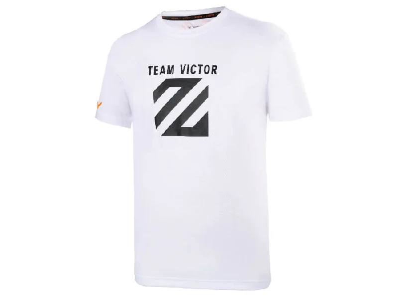 Inspirational T-Shirt-VICTOR x LZJ T-LZJ301 A T-Shirt [White]