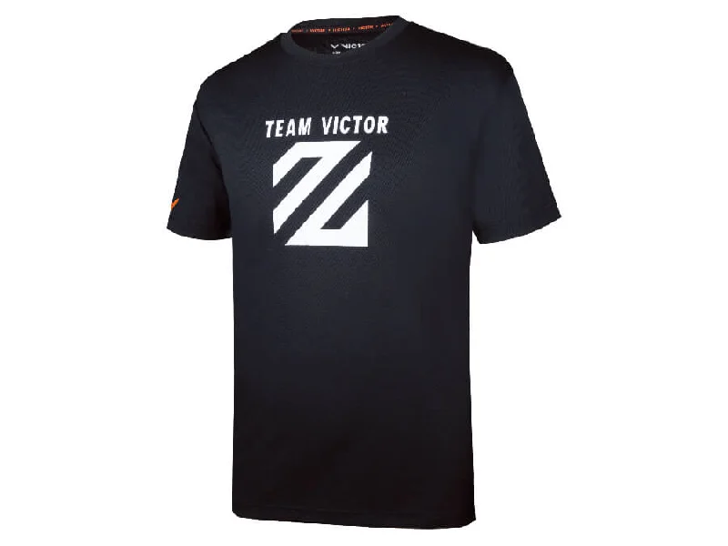 High-Quality T-Shirt-VICTOR x LZJ T-LZJ301 C T-Shirt [Black]